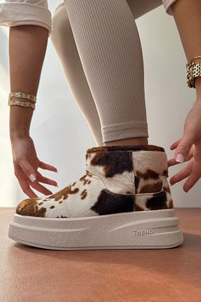 بوت / نیم بوت سفید زنانه پارچه ای Mupa Shoes - کد 866693557