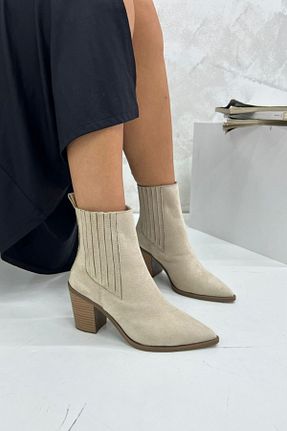 بوت / نیم بوت بژ زنانه جیر inizio - کد 866694003
