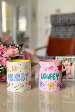 لیوان آب صورتی پرسلن Hello Melody Design - کد 764590351