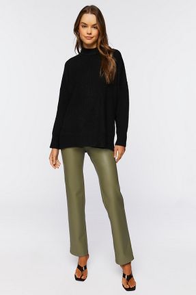 پلیور مشکی زنانه ساده Forever 21 - کد 866709509