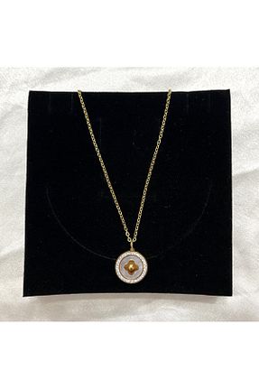 گردنبند استیل ( فولاد ) طلائی زنانه استیل (فولاد) Gracia Accessory - کد 866700031