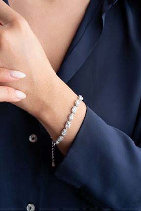 دستبند نقره زنانه 925 عیار Silvano Jewelry - کد 866694565