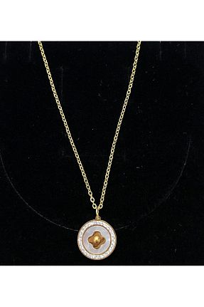 گردنبند استیل ( فولاد ) طلائی زنانه استیل (فولاد) Gracia Accessory - کد 866700031