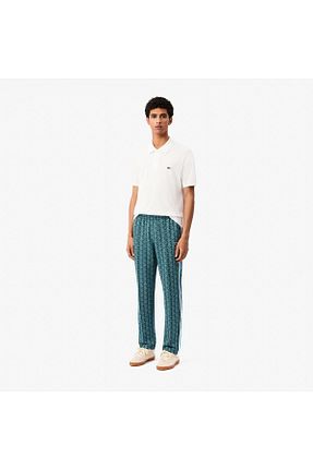 شلوار کرمگن سبز مردانه رگولار Lacoste - کد 866698624