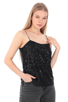 بلوز مشکی زنانه ساده le mardi - کد 866702476
