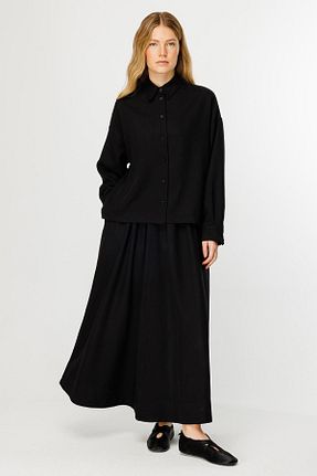 پیراهن حجاب مشکی زنانه رگولار Hooopstore - کد 866702179