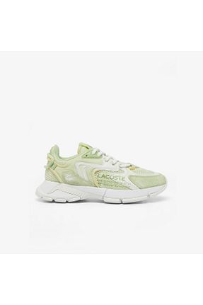 کفش اسنیکر سبز زنانه بند دار Lacoste - کد 866720521