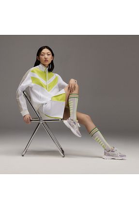 کفش اسنیکر بنفش زنانه بند دار Lacoste - کد 864980673