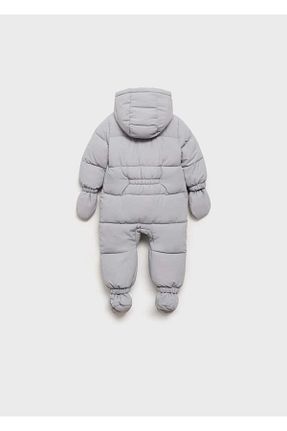 پالتو پشمی طوسی بچه گانه رگولار MANGO Baby - کد 866953911