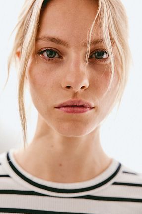 بادی سفید زنانه یقه دوچرخه H&M - کد 866741720