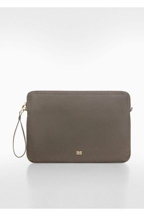 کیف پول طوسی زنانه سایز متوسط MANGO - کد 774834270