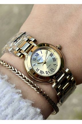 ساعت مچی طلائی زنانه استل (فولاد) Ferrucci - کد 840971317