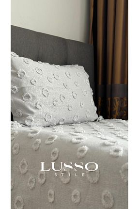 روتختی تکنفره طوسی ضد چروک lusso stile - کد 866962272