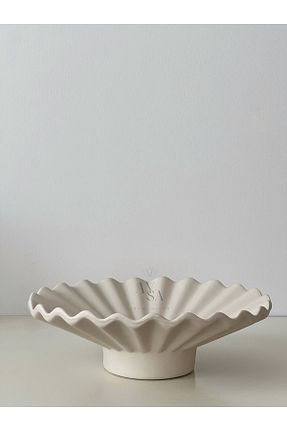 کاسه و بشقاب دکوراتیو بژ سرامیک AYSA HOME DECOR - کد 841585023