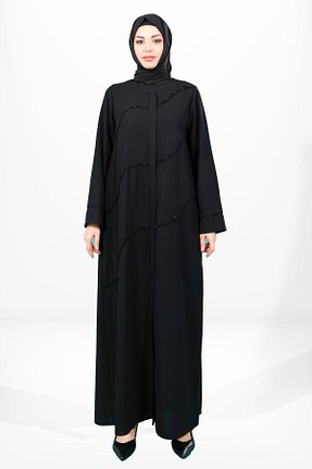 کلاه و ابایا مشکی زنانه بافتنی Beyza - کد 844898457