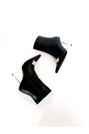 چکمه مشکی زنانه چرم مصنوعی EDNU SHOES BAG - کد 773447175