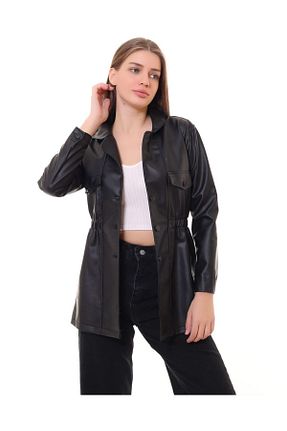 کت مشکی زنانه گشاد LUNİCA COLLECTİON - کد 866841296