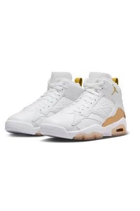 کفش بسکتبال سفید زنانه چرم مصنوعی Nike - کد 867036399