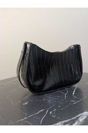 کیف دوشی مشکی زنانه چرم مصنوعی BLENDENDE - کد 866840681