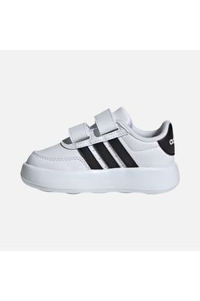 کفش اسنیکر سفید بچه گانه چسبی adidas - کد 797445106