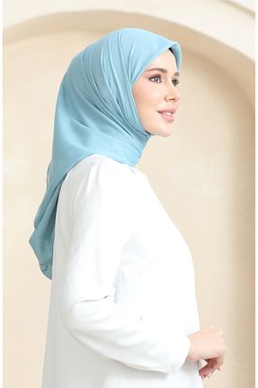 روسری قهوه ای پلی استر sefamerve - کد 866905254