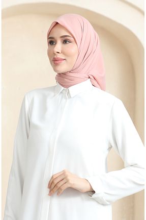 روسری صورتی پلی استر sefamerve - کد 866905238