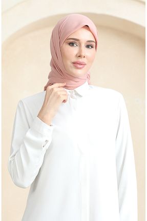روسری صورتی پلی استر sefamerve - کد 866905238