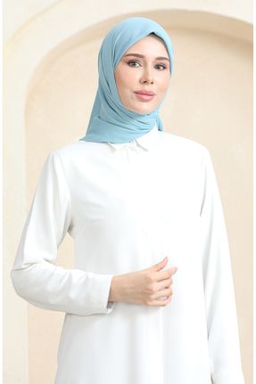 روسری قهوه ای پلی استر sefamerve - کد 866905254