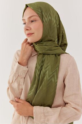 شال خاکی زنانه MİRSOY SCARF - کد 846382414