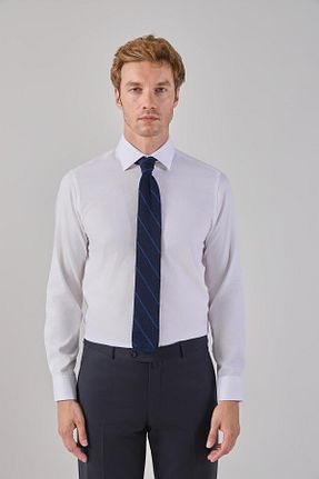 پیراهن سفید مردانه یقه کلاسیک Paşahan - کد 866952199