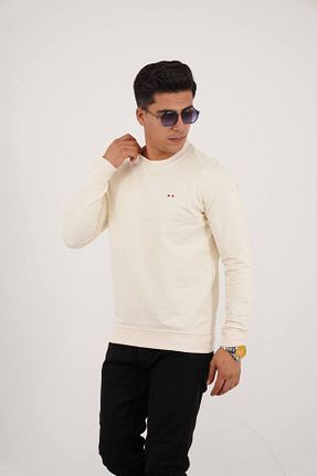 سوئیشرت نباتی مردانه نقش دار / کار شده Est Estola - کد 866943311