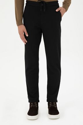 شلوار مشکی مردانه بافتنی U.S. Polo Assn. - کد 866941976
