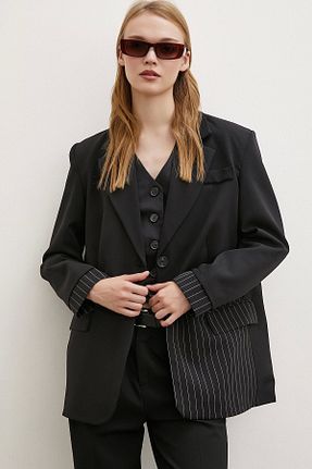 کت مشکی زنانه رگولار Never more - کد 866965994