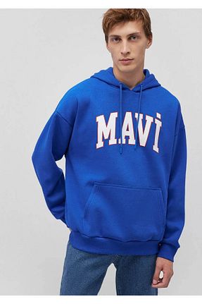 سوئیشرت آبی مردانه ساده Mavi - کد 364051001