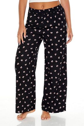 پائین تنه راحتی مشکی زنانه پنبه ای Forever 21 - کد 866978045
