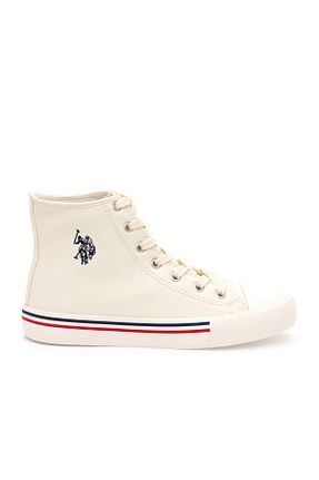 کفش اسنیکر سفید زنانه بند دار U.S. Polo Assn. - کد 866995633