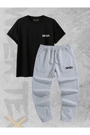 ست بالاتنه و پائین تنه طوسی زنانه بافت WEARTEX - کد 866979917