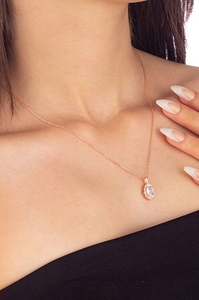 گردنبند نقره صورتی زنانه 925 عیار Else Silver - کد 866670949
