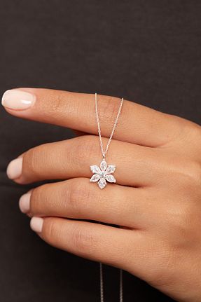 گردنبند نقره زنانه 925 عیار Elika Silver - کد 866998396