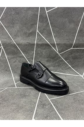 کفش کژوال مشکی مردانه چرم خالص NYZ - کد 867528833