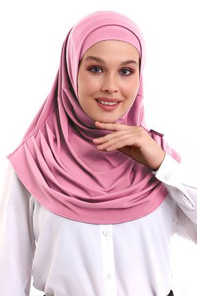 روسری صورتی پنبه پلی استر ihvanonline - کد 852514567