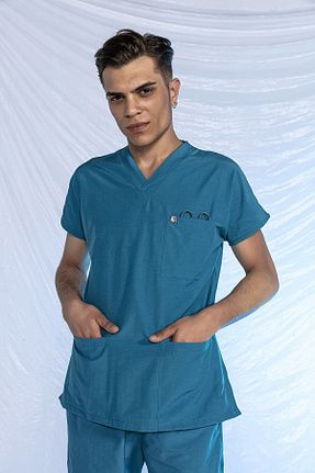 لباس ایمنی کار فیروزه ای Pratik Medikal - کد 120296575