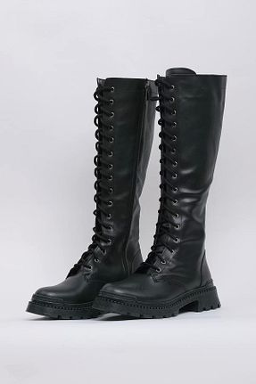 چکمه مشکی زنانه پاشنه کوتاه (1 - 4 سانتی متر) Supermark - کد 368309658