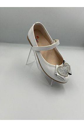 بابت سفید بچه گانه چرم مصنوعی kismet kundura - کد 867060787