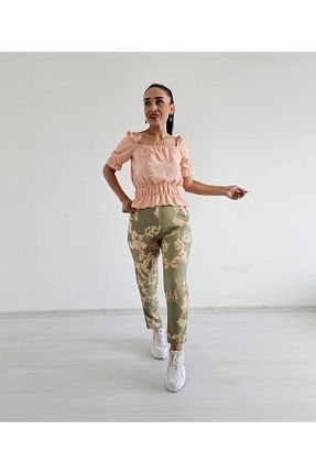 بلوز صورتی زنانه ساده Altı Üstü Butik - کد 867048837