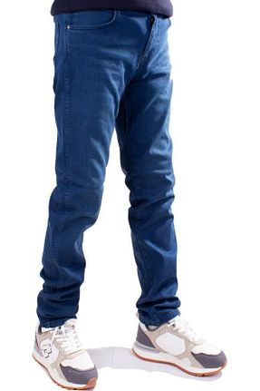 شلوار آبی مردانه پنبه - الاستین Twister Jeans - کد 820945550