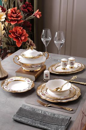 سرویس غذاخوری سفید 12 نفره ACAR - کد 867046501