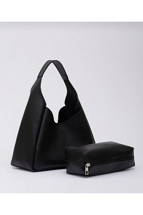 کیف دوشی مشکی زنانه چرم مصنوعی MODA - کد 867043895