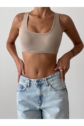 بادی بژ زنانه یقه دوچرخه TAYT VEGAS - کد 867068471
