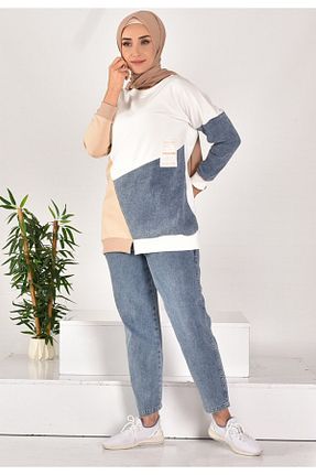 ست بالاتنه و پائین تنه حجاب طوسی زنانه رگولار BYCOOLEST BUTİK - کد 867064685